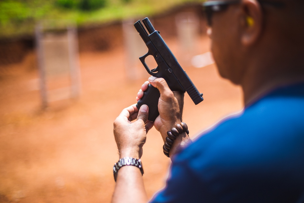 Koa Moana 2019 Pistol Range Exchange Training