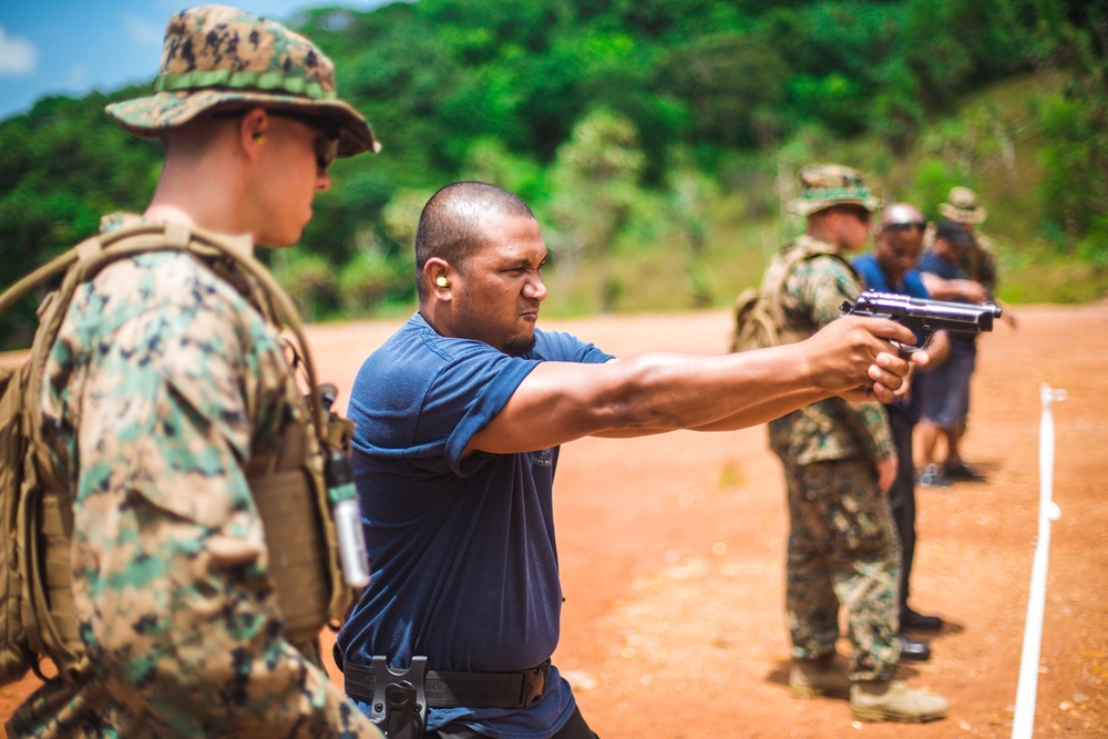 Koa Moana 2019 Pistol Range Exchange Training