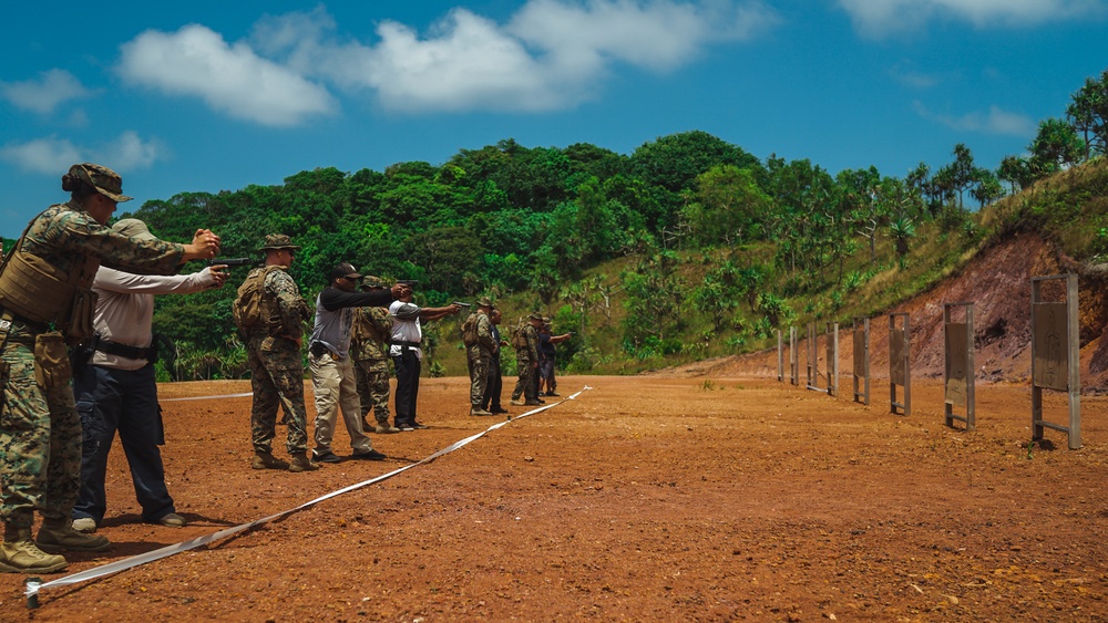 Koa Moana 2019 Pistol Range Exchange Training