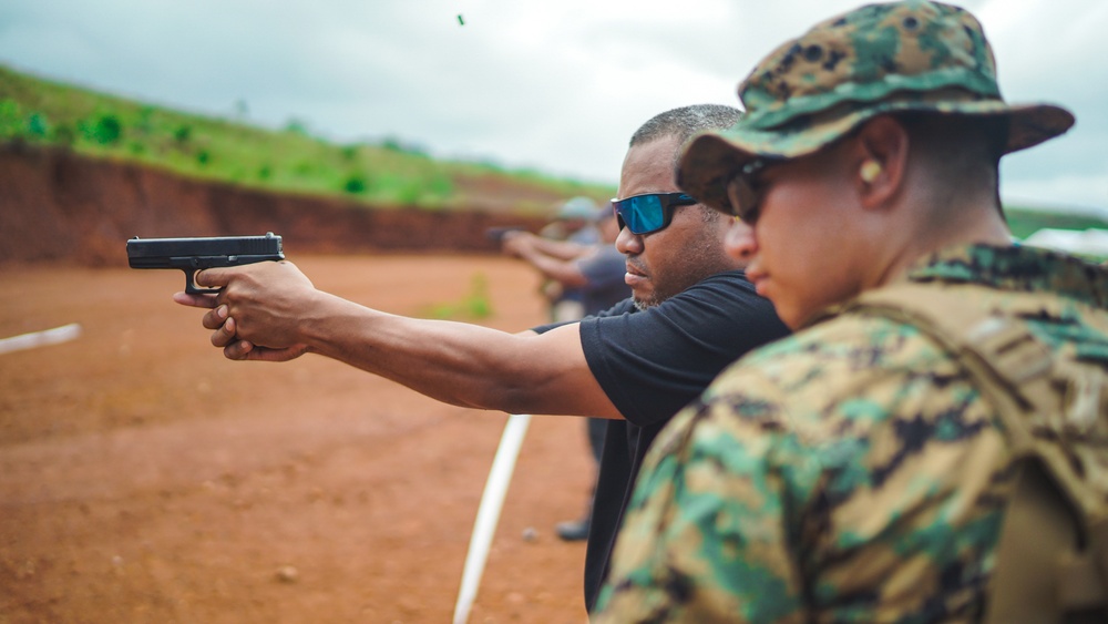 Koa Moana 2019 Pistol Range Exchange Training