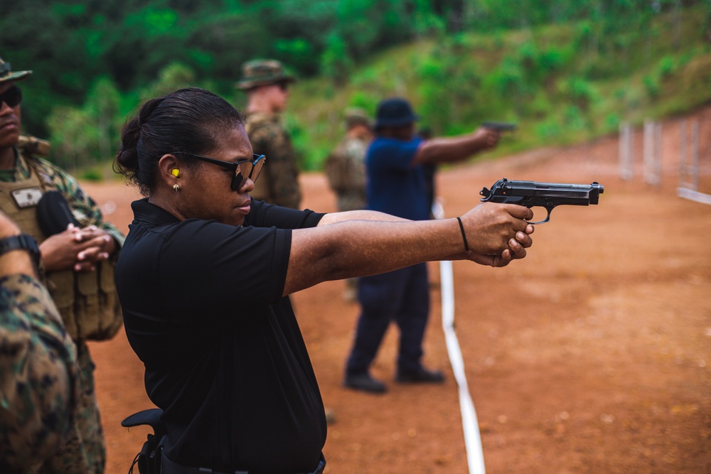 Koa Moana 2019 Pistol Range Exchange Training