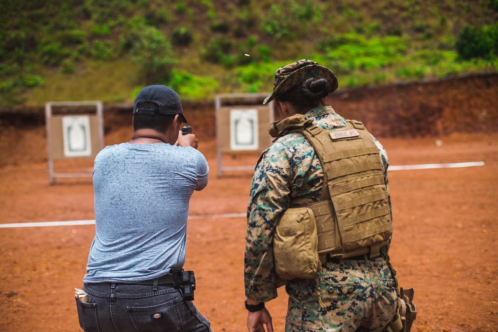 Koa Moana 2019 Pistol Range Exchange Training
