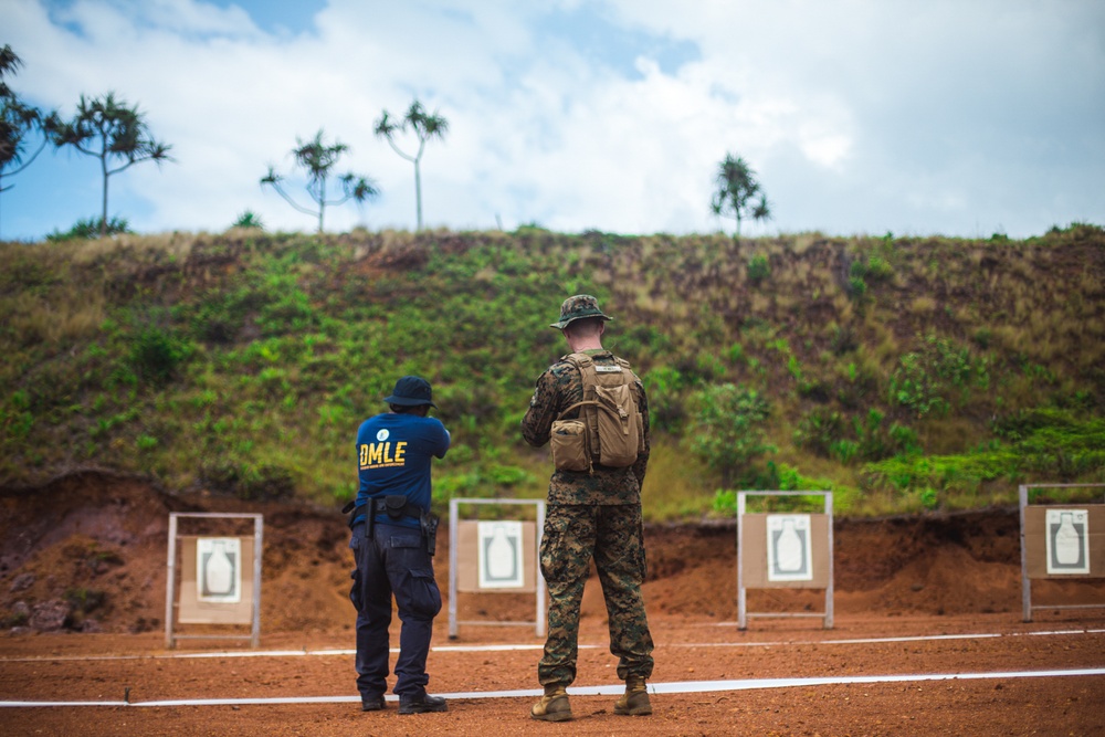 Koa Moana 2019 Pistol Range Exchange Training