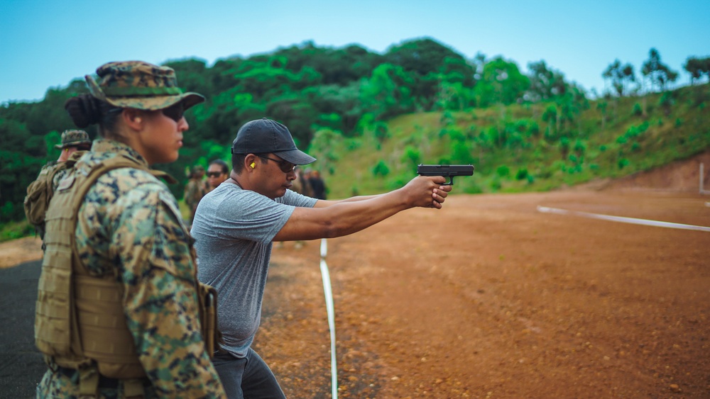 Koa Moana 2019 Pistol Range Exchange Training
