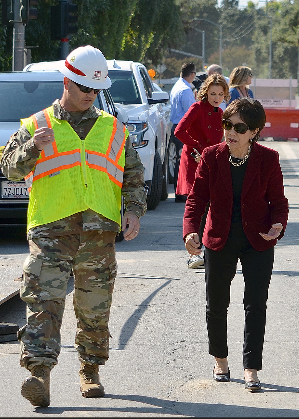 Congresswoman Matsui visits Natomas Levee Improvement Project