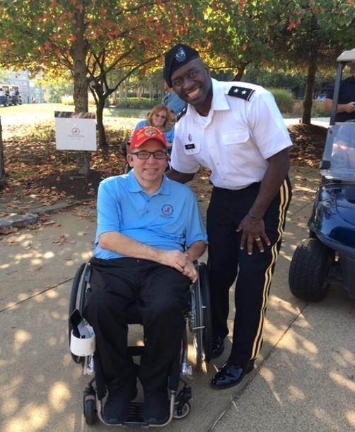 Maj. Gen. R. Scott Dingle, The Surgeon General, Thanks Paralyzed Vet for Efforts