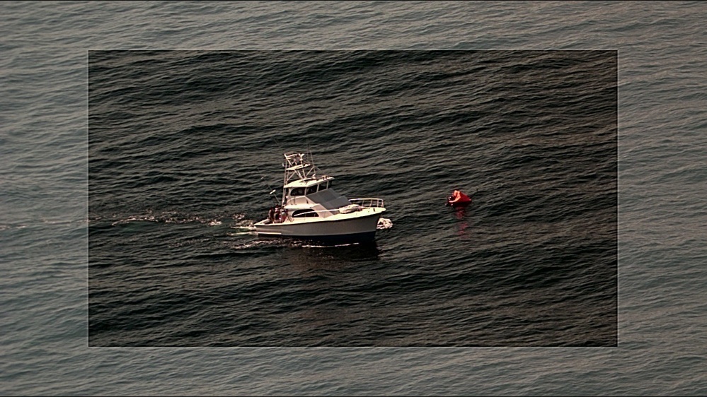 Coast Guard rescues three people from a vessel on fire near Panama City, Florida
