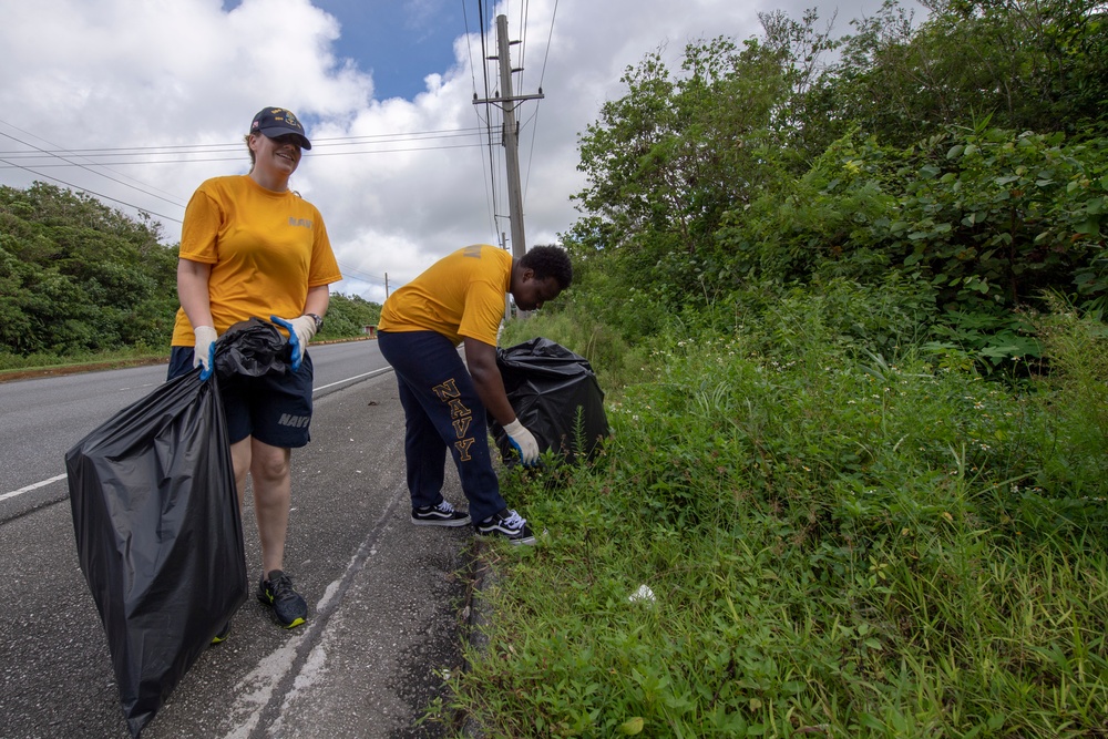 USS MOMSEN Sailors Participate in a Community Relations Project