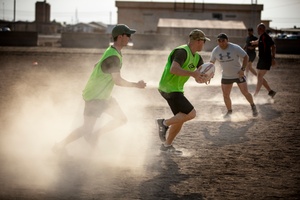 MCAS Iwakuni children learn pro soccer moves at British Soccer Camp (Radio)