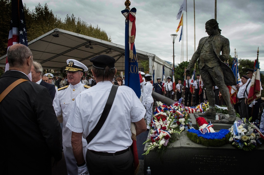 CNE-CNA Band performance at 57th French-American Navy Grasse Day