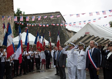 U.S. Naval Forces Europe-Africa Chief of Staff, honors 57th French-American Navy Grasse Day
