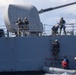 USS Antietam (CG 54), Special Boat Team 12 and EOD Mobile Unit 5 conduct a VBSS training exercise