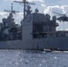 USS Antietam (CG 54), Special Boat Team 12 and EOD Mobile Unit 5 conduct a VBSS training exercise