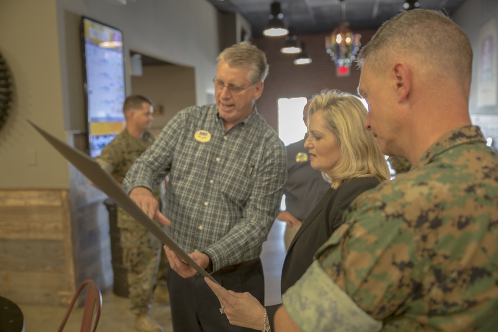 Assistant Deputy Commandant of Installations and Logistics visits Cherry Point
