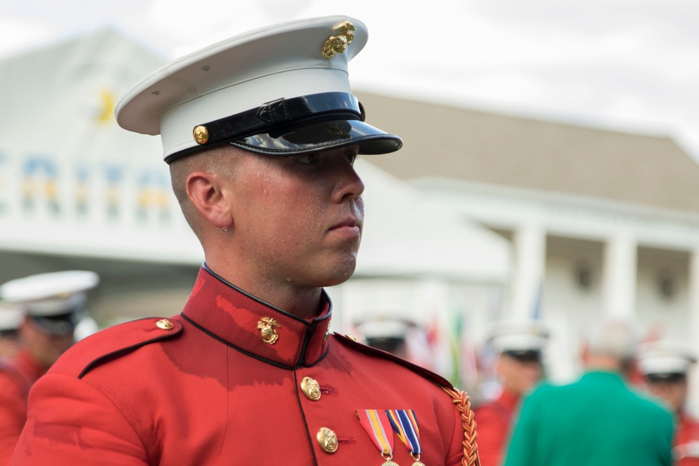 Marines perform at opening weekend of State Fair of Texas