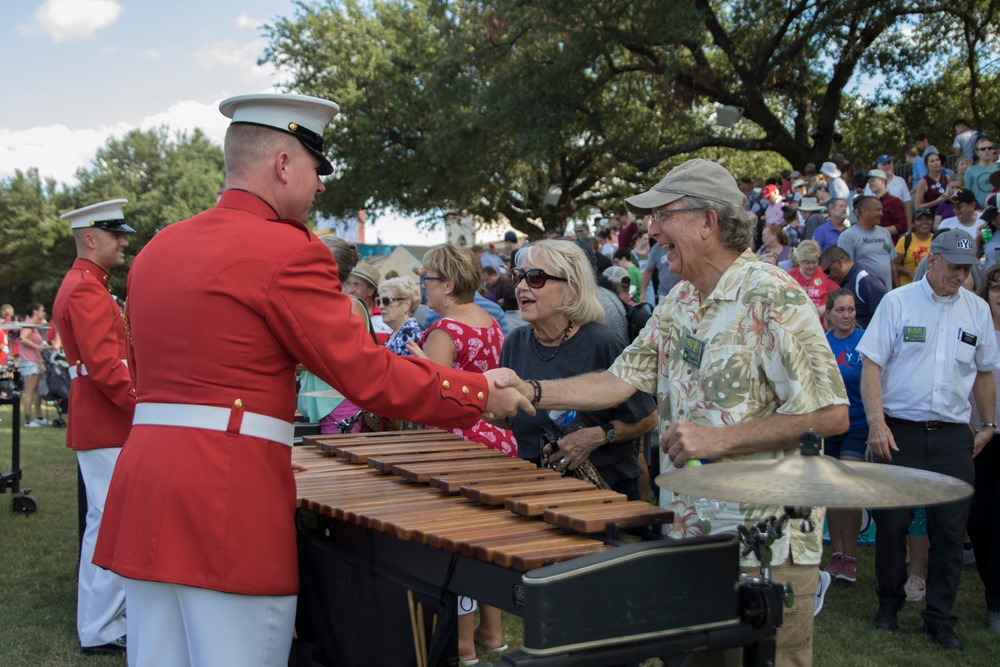 Marines perform at opening weekend of State Fair of Texas