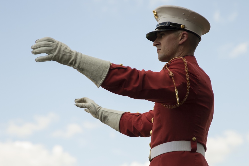 Marines perform at opening weekend of State Fair of Texas