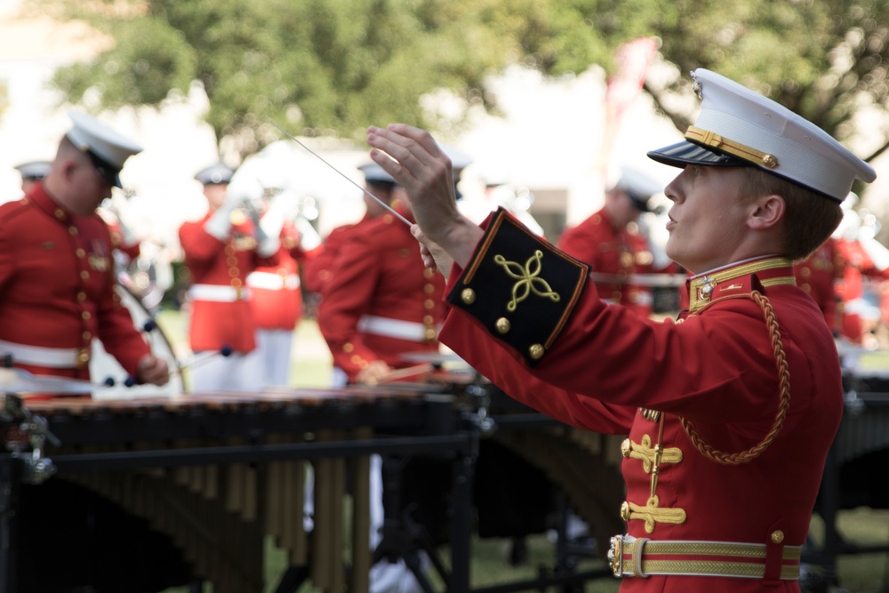 Marines perform at opening weekend of State Fair of Texas