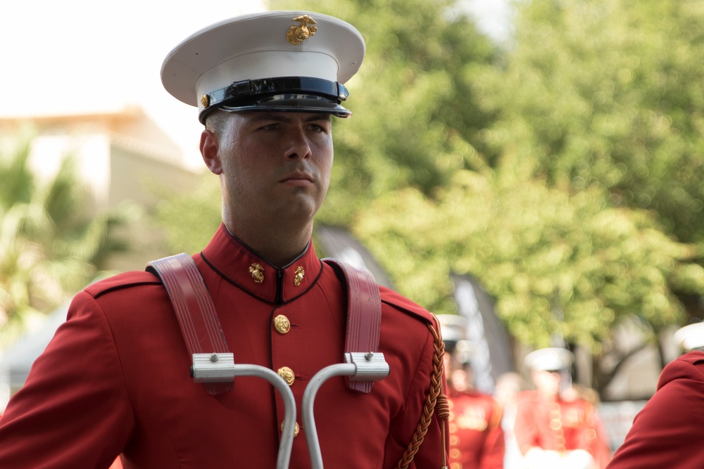 Marines perform at opening weekend of State Fair of Texas