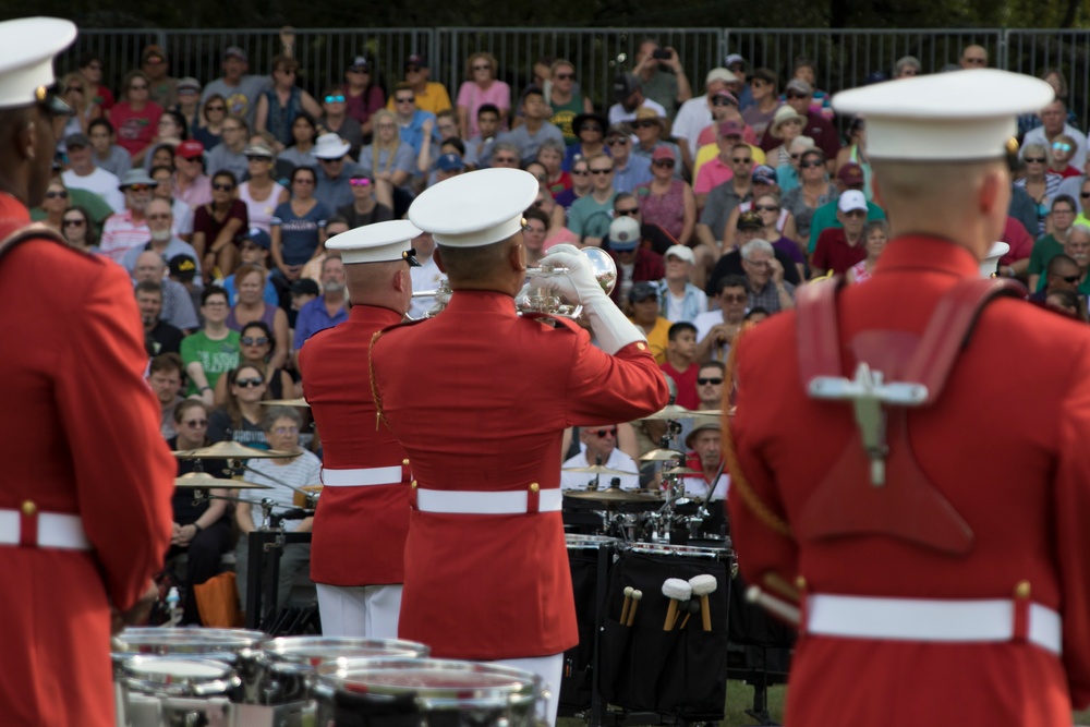 Marines perform at opening weekend of State Fair of Texas