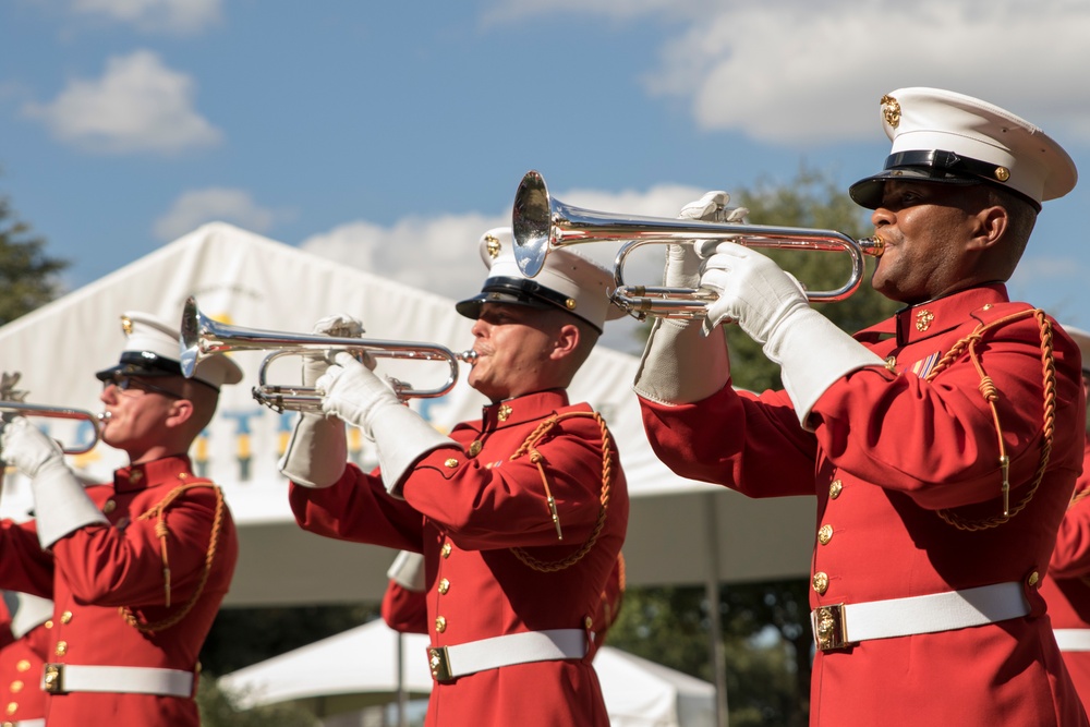 Marines perform at opening weekend of State Fair of Texas