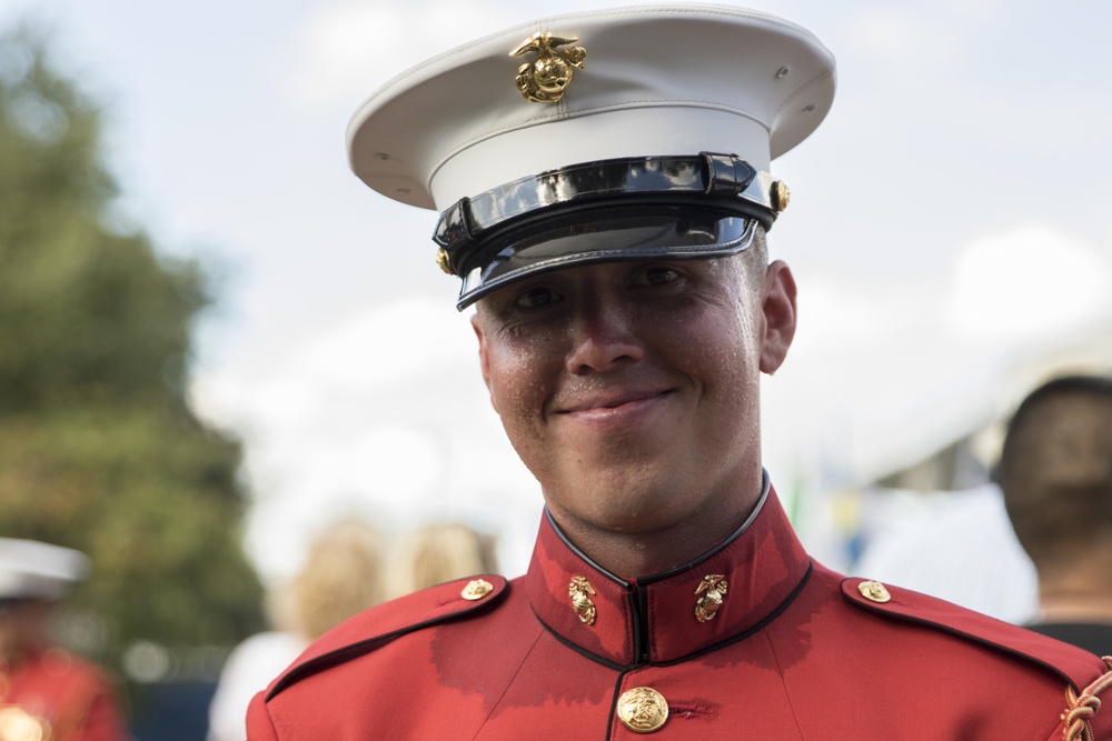 Marines perform at opening weekend of State Fair of Texas