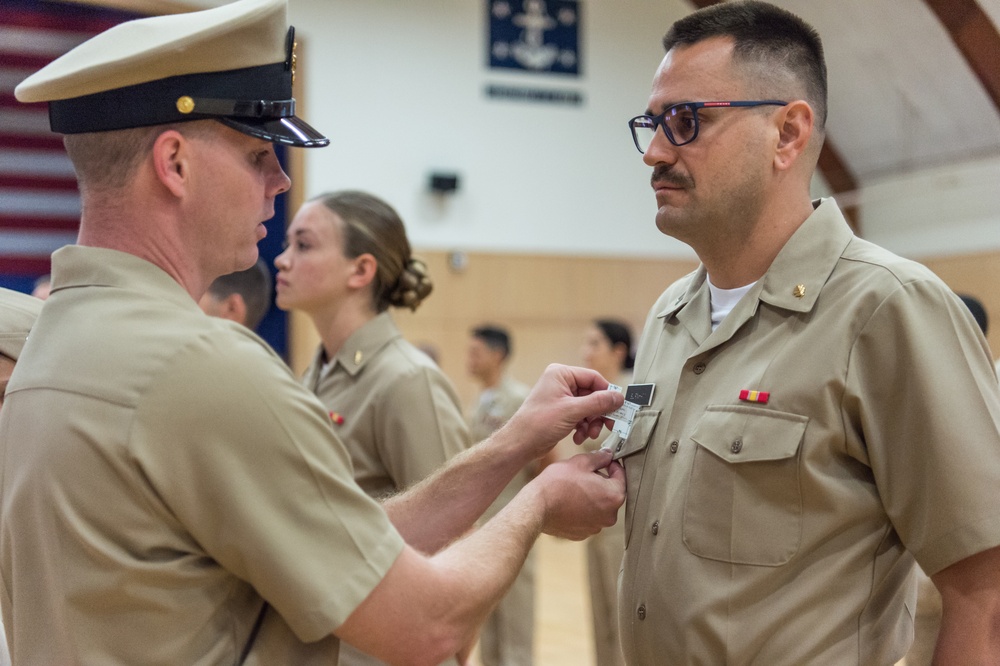 191003-N-TE695-0002 NEWPORT, R.I. (Oct. 3, 2019) -- Navy ODS conduct khaki uniform inspections