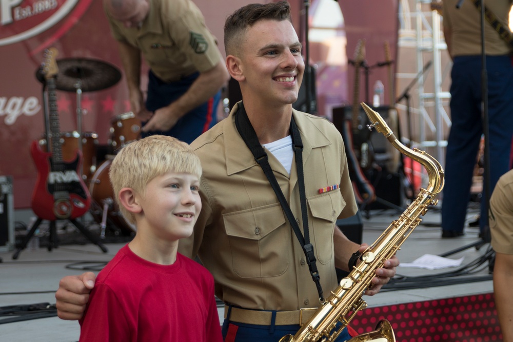 Marines perform at opening weekend of State Fair of Texas