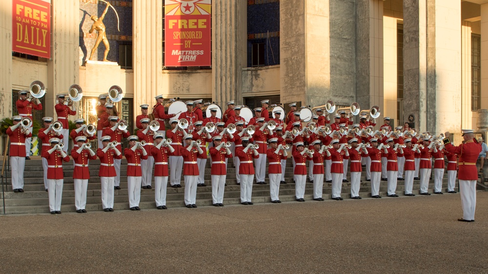 Marines perform at opening weekend of State Fair of Texas