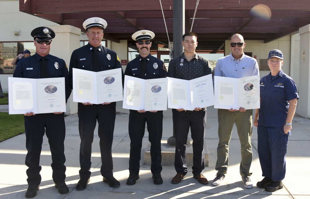 Coast Guard awards Silver Lifesaving Medal and Certificates of Valor