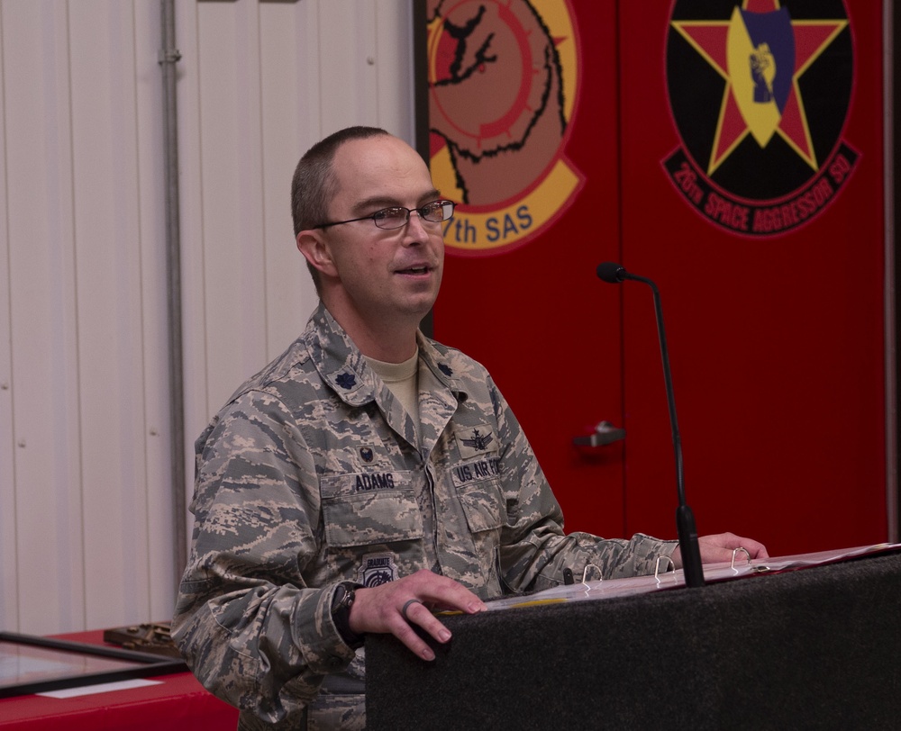 527th Space Aggressor Squadron bids farewell to Army counterpart