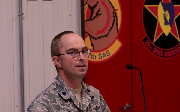 527th Space Aggressor Squadron bids farewell to Army counterpart