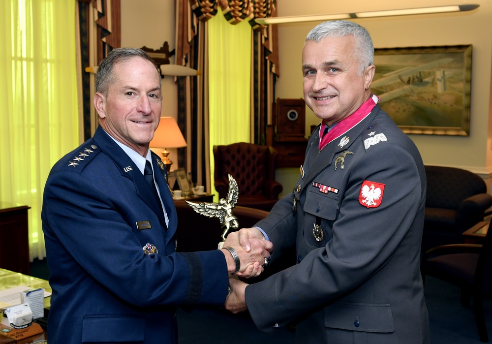 Polish Air Force Counterpart Visit