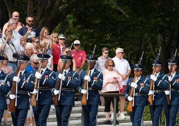Polish Air Force Counter Part Visit Wreath Laying Ceremony