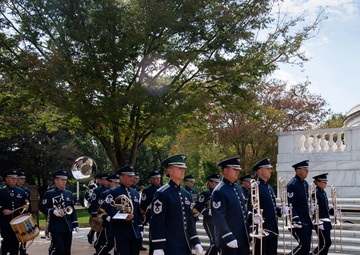 Polish Air Force Counter Part Visit Wreath Laying Ceremony