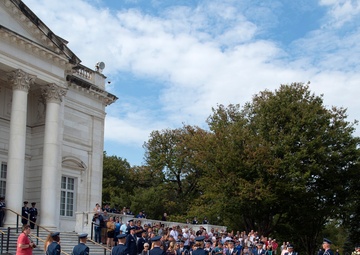 Polish Air Force Counter Part Visit Wreath Laying Ceremony
