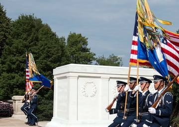 Polish Air Force Counter Part Visit Wreath Laying Ceremony