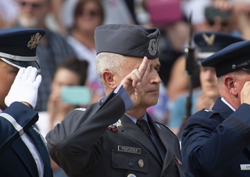 Polish Air Force Counter Part Visit Wreath Laying Ceremony
