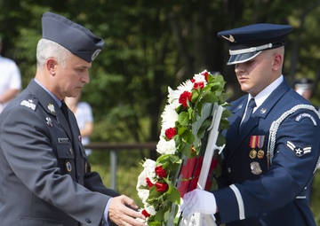 Polish Air Force Counter Part Visit Wreath Laying Ceremony
