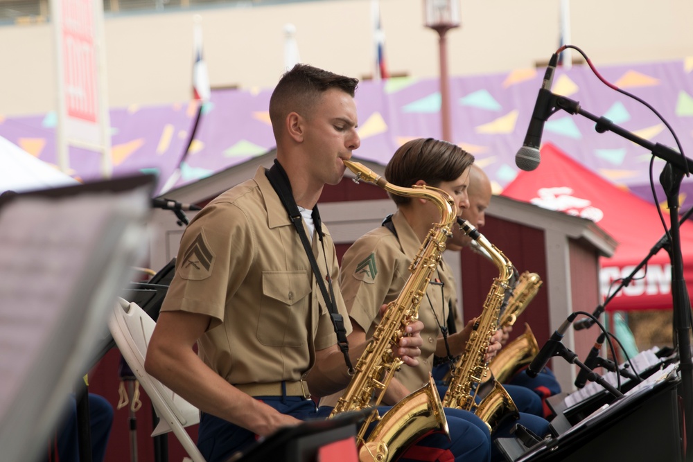 Marines perform at opening weekend of State Fair of Texas