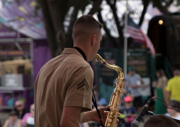 Marines perform at opening weekend of State Fair of Texas