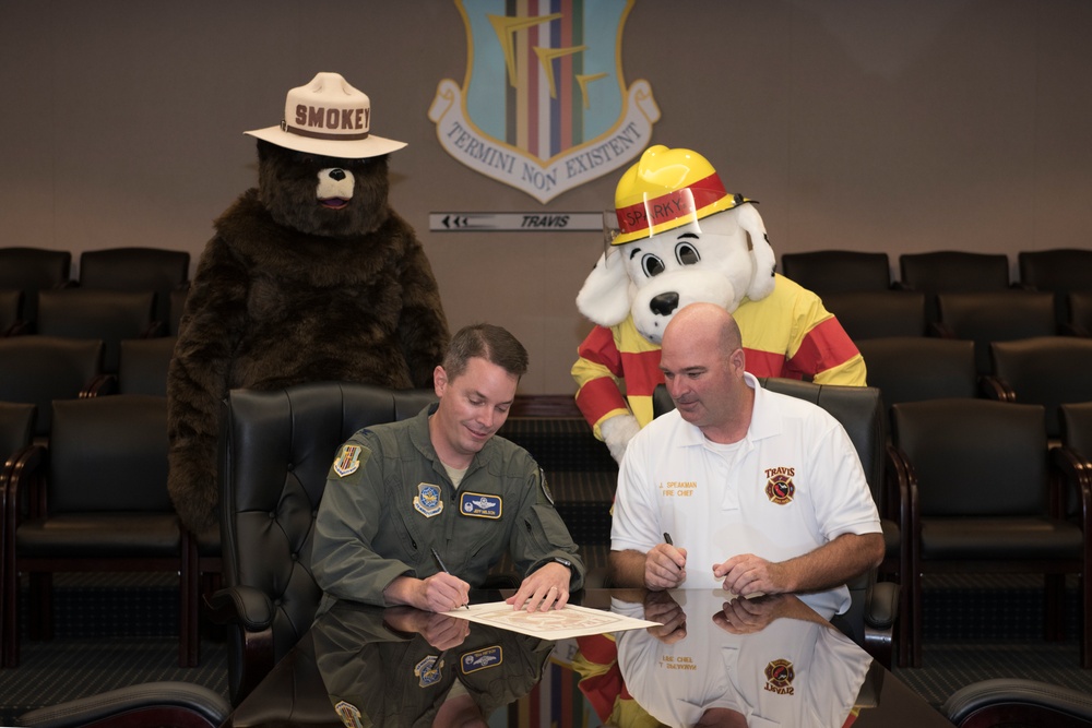 Travis AFB kicks off Fire Prevention Week 2019