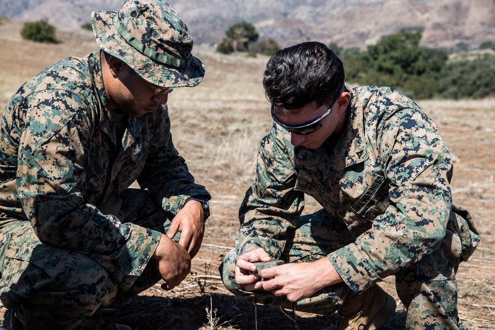 Pendleton EOD disposes of mine clearing line charges