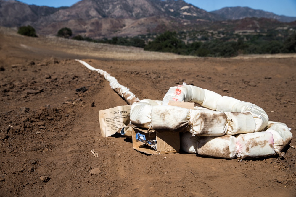 Pendleton EOD disposes of mine clearing line charges