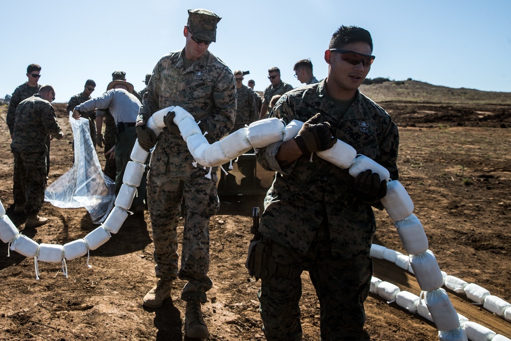 Pendleton EOD disposes of mine clearing line charges