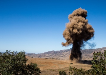 Pendleton EOD disposes of mine clearing line charges