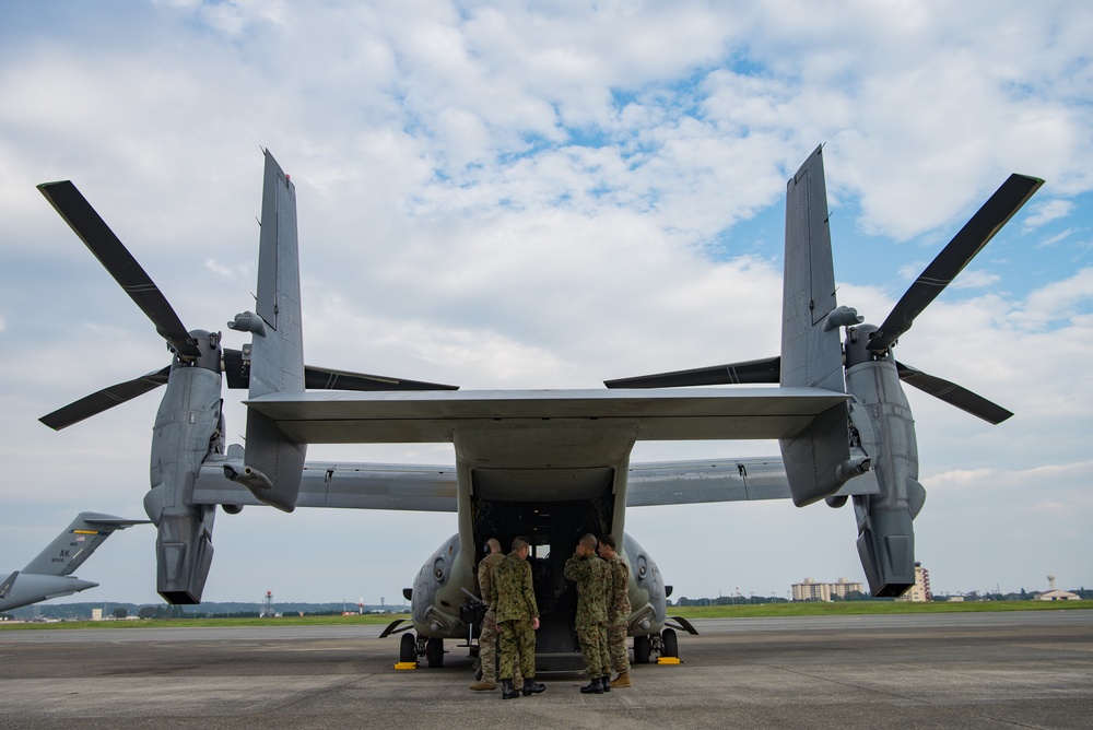 JASDF, USFJ senior enlisted tour CV-22