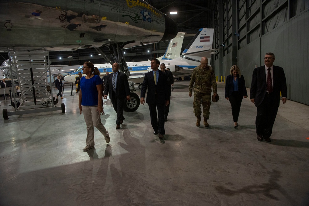 Secretary Esper Tours National Museum of the U.S. Air Force