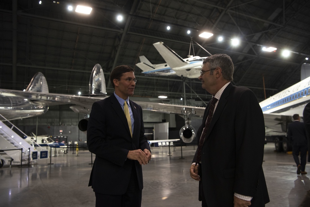 Secretary Esper Tours National Museum of the U.S. Air Force