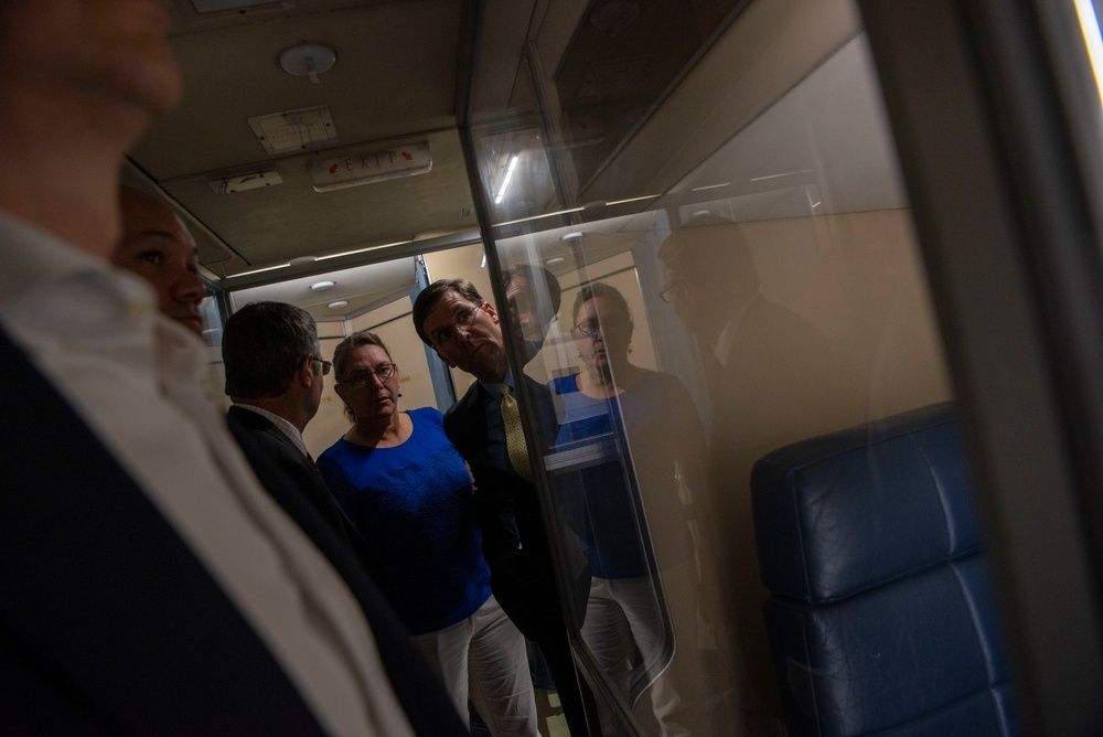 Secretary Esper Tours National Museum of the U.S. Air Force